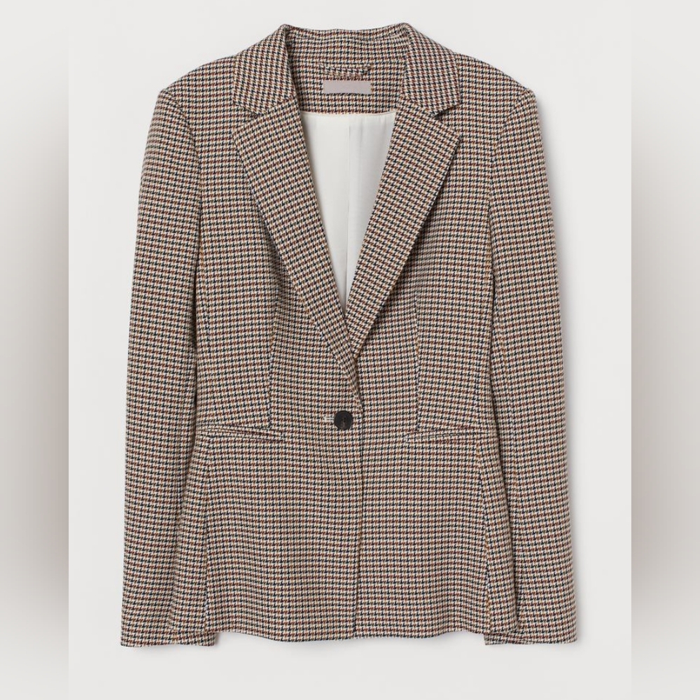 H&M Hounds Tooth Blazer Size 0